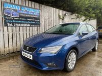 Used Seat Leon SE 105 HP (77 kW) 2014 Blue Estate