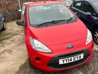 Used Ford Ka Studio 69 HP (50 kW) 2014 Red Hatchback