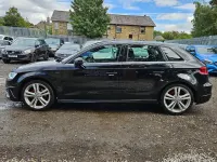 Used Audi A3 Sportback S-Line 110 HP (80 kW) 2015 Black Hatchback