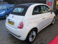 Used Fiat 500C Lounge 69 HP (50 kW) 2015 White Cabriolet