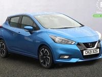 Used Nissan Micra Acenta 92 HP (67 kW) 2021 Blue Hatchback
