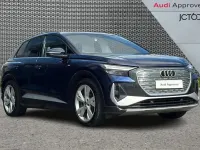 Used Audi Q4 e-tron S-Line 150 kW (204 HP) 2023 Blue SUV