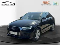Used Audi Q3 S-Line 150 HP (110 kW) 2018 Black SUV