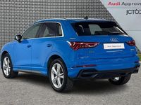 Begagnad Audi Q3 S-Line 150 HK (110 kW) 2020 Blå SUV
