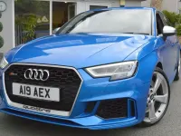 Used Audi RS3 Comfort 400 HP (294 kW) 2019 Blue Sedan