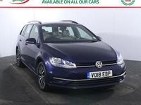 Used VW Golf VII SE 125 HP (91 kW) 2018 Blue Estate