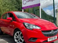 Used Vauxhall Corsa Excite 90 HP (66 kW) 2015 Red Hatchback