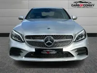 Used Mercedes C300 AMG line 245 HP (180 kW) 2019 Silver Sedan