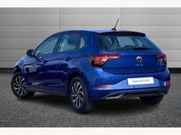 Used VW Polo Life 95 HP (69 kW) 2022 Blue Hatchback