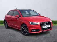 Used Audi A1 Black Edition 95 HP (69 kW) 2018 Red Hatchback