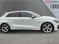Used Audi A3 S-Line 147 HP (108 kW) 2021 White Sedan