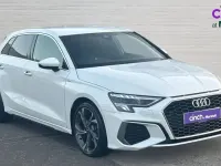 Used Audi A3 S-Line 190 HP (139 kW) 2023 White Sedan