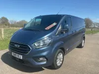 Used Ford Transit Custom Limited 130 HP (95 kW) 2019 Blue Van