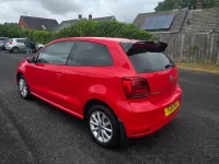 Used VW Polo Match 75 HP (55 kW) 2016 Red Hatchback