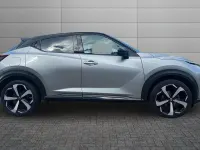 Used Nissan Juke Tekna 117 HP (86 kW) 2020 Blade silver with pearl black roof SUV