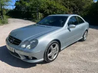 Usado Mercedes CLK220 2007 Prateado Coupé