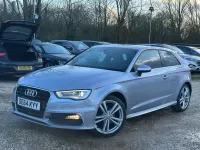 Używany Audi A3 S-Line 2014 Srebrny Hatchback