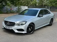 Usado Mercedes E350 AMG 258 HP (189 kW) 2016 Prateado Sedan