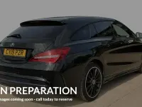 Used Mercedes CLA220 AMG line 170 HP (125 kW) 2019 Black Coupe