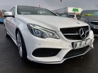 Usado Mercedes E220 AMG line 2016 Blanco Coupe