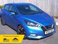 Used Nissan Micra Acenta 92 HP (67 kW) 2022 Blue Hatchback