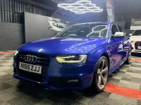 Used Audi A4 Black Edition 328 HP (241 kW) 2015 Blue Estate