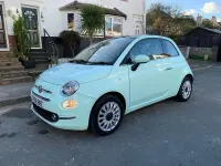 Used Fiat 500 Lounge 69 HP (50 kW) 2016 Green Hatchback
