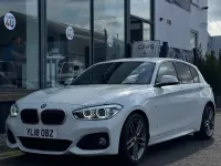 Używany BMW 116 M Sport 116 KM (85 kW) 2018 Biały Hatchback