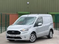 Begagnad Ford Transit Connect Limited 120 HK (88 kW) 2021 Silver Minibuss