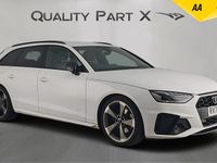 Used Audi A4 Black Edition 163 HP (119 kW) 2020 White Estate