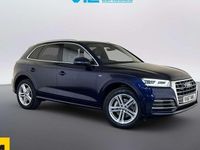 Second-hand Audi Q5 S-Line 252 CP (185 kW) 2018 Albastru SUV