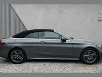 Used Mercedes C200 AMG line 180 HP (132 kW) 2022 Grey Cabriolet