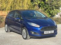 Used Ford Fiesta Titanium 2015 Blue Hatchback