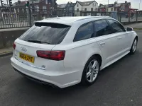 Used Audi A6 S-Line 2014 White Estate