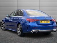 Used Mercedes C200 AMG line 204 HP (150 kW) 2024 Spectral blue Sedan