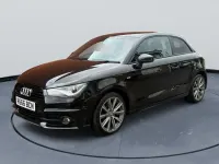 Used Audi A1 S-Line 122 HP (89 kW) 2014 Black Hatchback