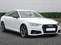 Used Audi A4 Black Edition 148 HP (108 kW) 2019 White Sedan