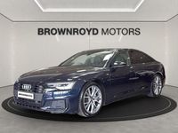Used Audi A6 Black Edition 204 HP (150 kW) 2019 Blue Sedan
