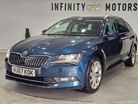 Used Skoda Superb SE L Executive 150 HP (110 kW) 2017 Blue Estate
