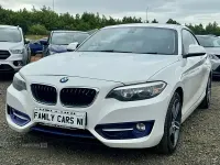 Used BMW 220 Sport Line 181 HP (133 kW) 2014 White Coupe