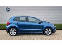 Used VW Polo Edition 90 HP (66 kW) 2017 Blue Hatchback