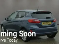 Begagnad Ford Fiesta Titanium 2019 Blå Halvkombi