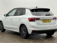 Used Skoda Fabia Colour Edition 80 HP (58 kW) 2024 Moon white metallic black magic pearl effect Hatchback