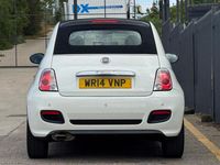 Used Fiat 500 S 69 HP (50 kW) 2014 White Cabriolet