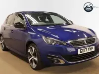 Used Peugeot 308 GT-line 2017 Blue Hatchback