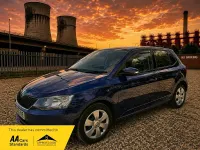 Used Skoda Fabia 60 HP (44 kW) 2017 Blue Hatchback