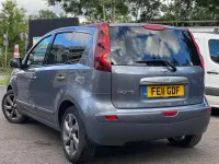 Used Nissan Note N-TEC 110 HP (80 kW) 2011 Grey Hatchback