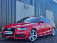 Used Audi A4 S-Line 150 HP (110 kW) 2014 Red Sedan