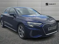 Używany Audi A3 S-Line 147 KM (108 kW) 2023 Niebieski Sedan/Limuzyna