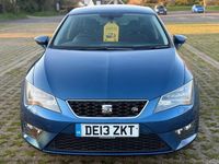 Used Seat Leon FR 140 HP (102 kW) 2013 Blue Hatchback